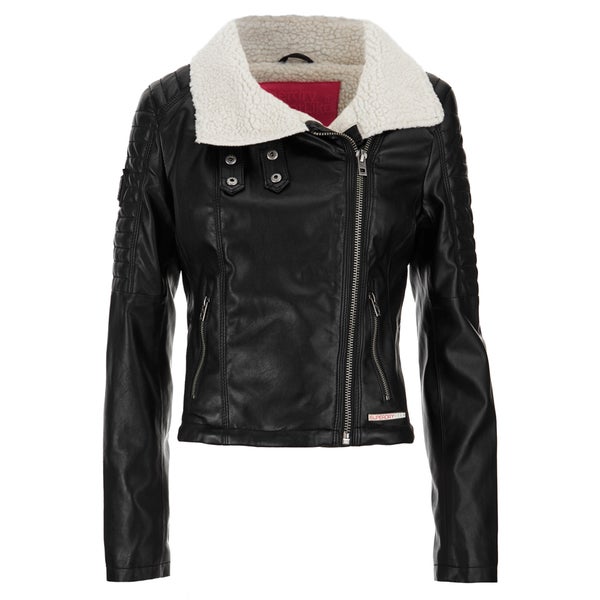 Superdry Women's Roadie Bonnie Biker Jacket - Black