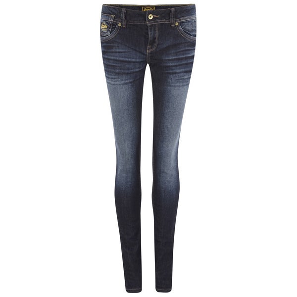 Superdry Women's Cara Skinny Jeans - Real Authentic Blue