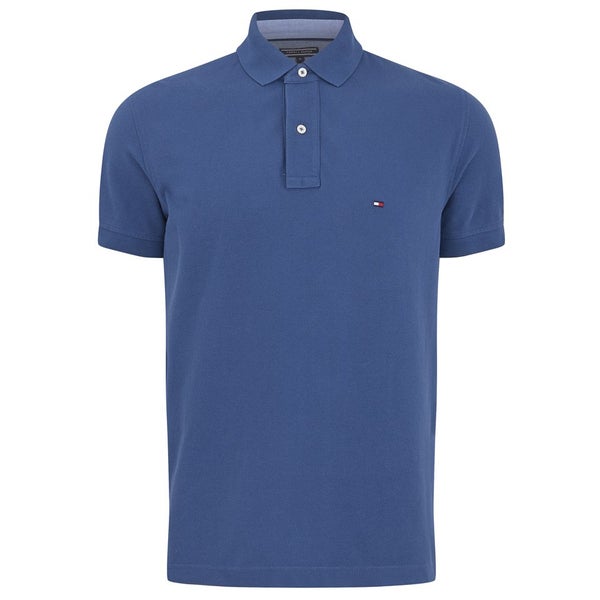 Tommy Hilfiger Men's Small Logo Polo Shirt - Blue
