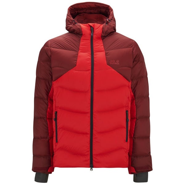 Jack Wolfskin Men's Svalbard 2 Down Filled Jacket - Red Fire