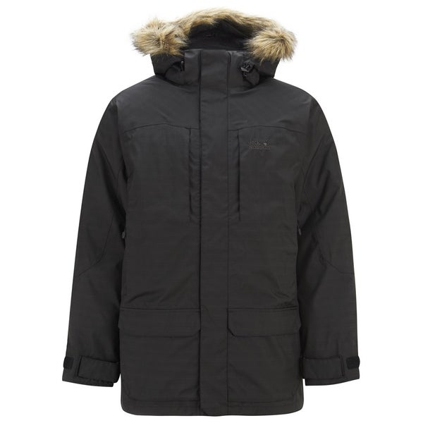 Jack Wolfskin Men's Anchorage Parka Jacket - Black