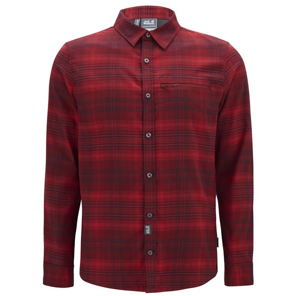 Jack Wolfskin Men's Convection Long Sleeve Shirt - Dried Tomato