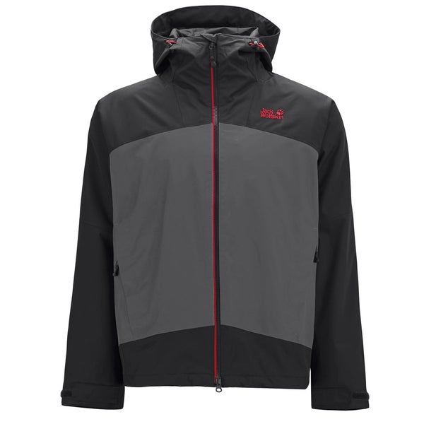 Jack Wolfskin Men's Frost Wave 3 in 1 Jacket - Dark Steel