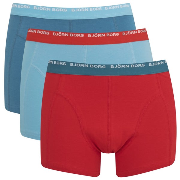Bjorn Borg Men's Triple Pack Boxer Shorts - Faience
