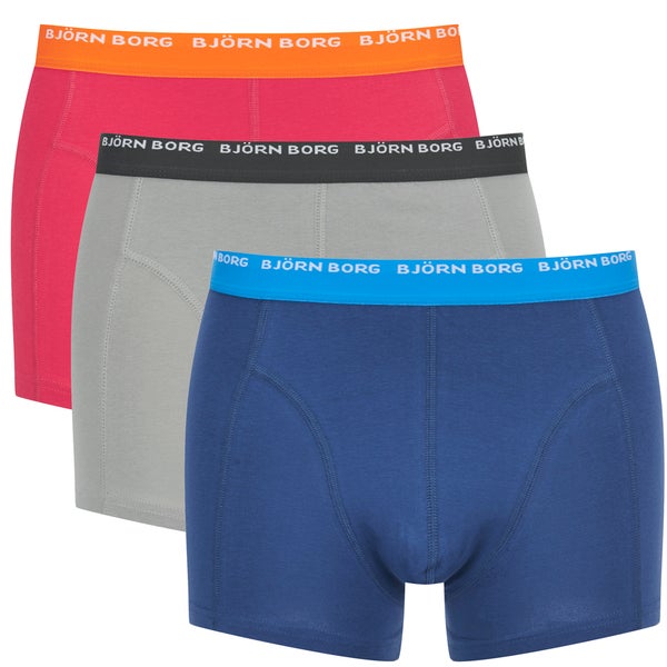Bjorn Borg Men's Triple Pack Boxer Shorts - Drizzle