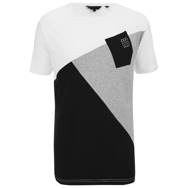 Crosshatch Men's Longline Creations T-Shirt - White