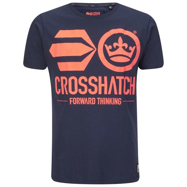 Crosshatch Men's Algol T-Shirt - Iris Navy