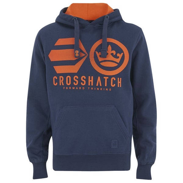 Crosshatch Men's Nucleus Hoody - Iris Navy