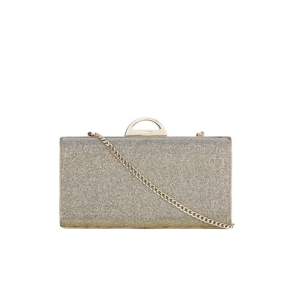 Dune Bex Lurex Clutch Bag - Bronze