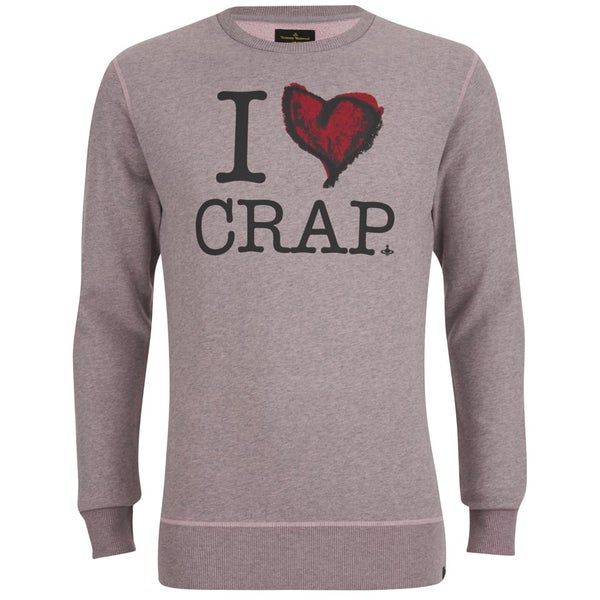 Vivienne Westwood Anglomania Men's 'I Love Crap' Sweatshirt - Pink