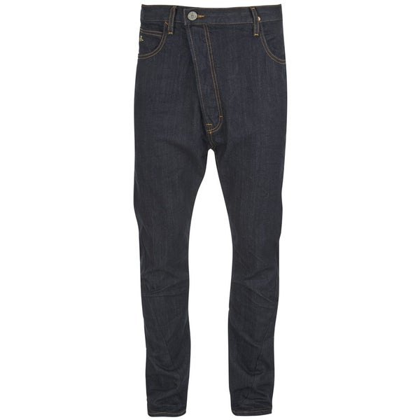 Vivienne Westwood Anglomania Men's Asymmetric Slim Fit Jeans - Blue Denim