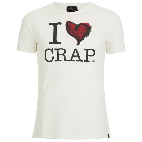 Vivienne Westwood Anglomania Men's 'I Love Crap' T-Shirt - Off White