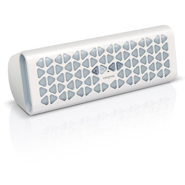 Creative MUVO 20 Wireless Portable Bluetooth and NFC Speaker (Includes Phone Charger and Mic) - White