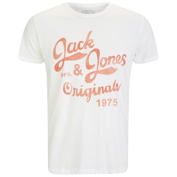 T -Shirt Jack & Jones pour Homme Raffa -Gris Beige