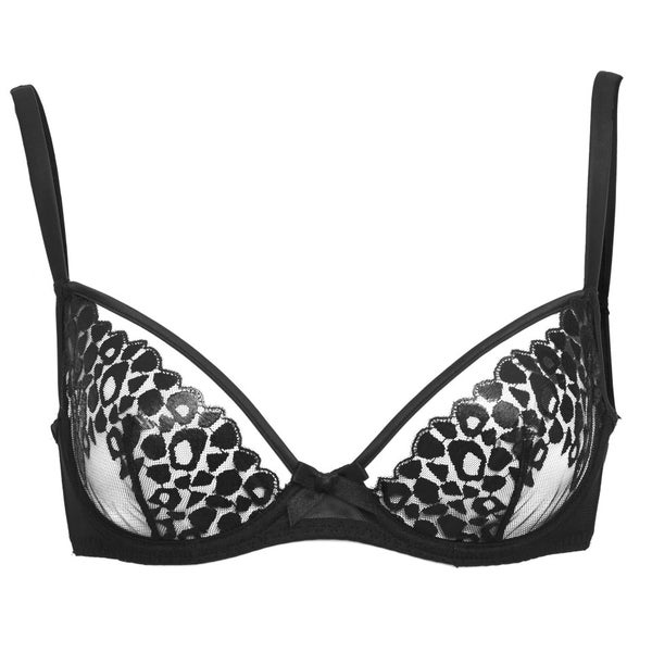 L'Agent by Agent Provocateur Women's Odessa Non-Padded Demi Bra - Black