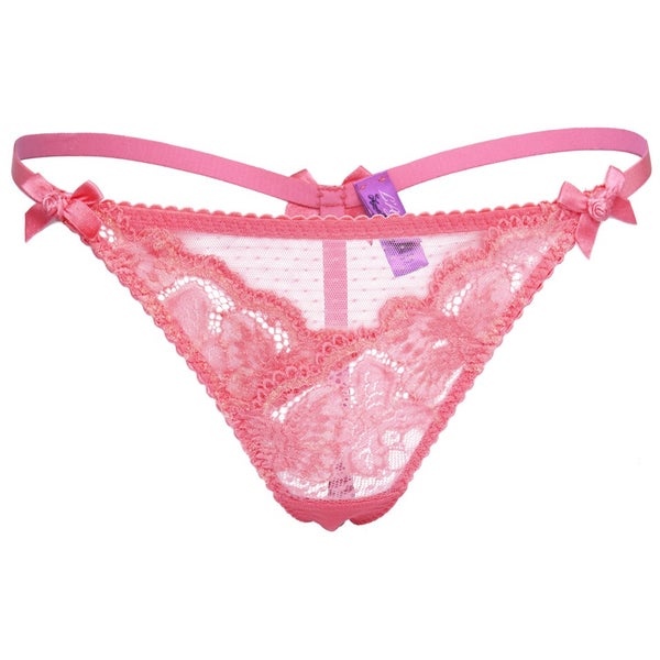 L'Agent by Agent Provocateur Women's Mirabel Trixie Thong - Lipstick