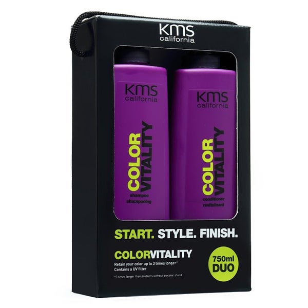 KMS Colorvitality Shampoo and Conditioner Duo (750ml)