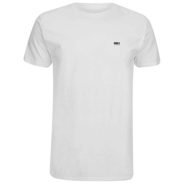 OBEY Clothing Men's Worldwide Family Short Sleeve T-Shirt - White