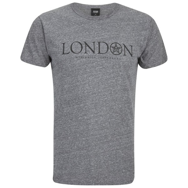 OBEY Clothing Men's Time Zones London Short Sleeve T-Shirt - Heather Grey