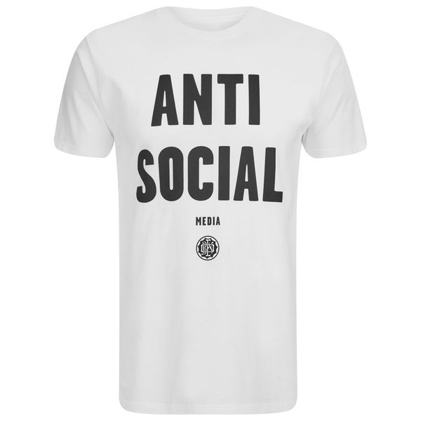 OBEY Clothing Men's Anti Social Media Short Sleeve T-Shirt - White