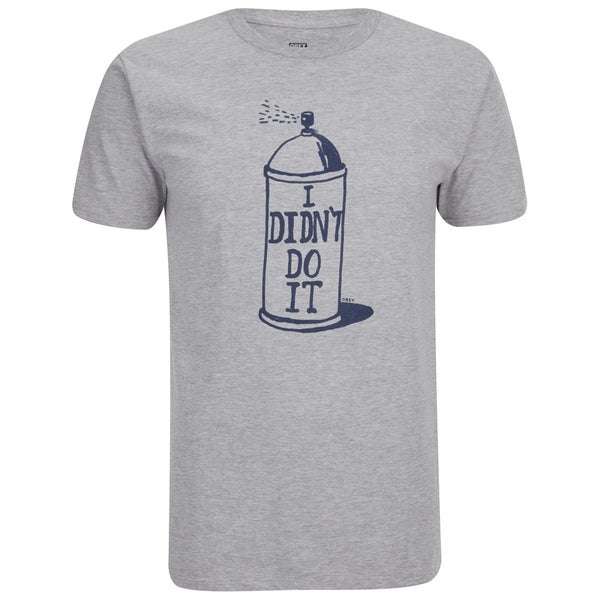 OBEY Clothing Men's Ban Can Short Sleeve T-Shirt - Heather Grey
