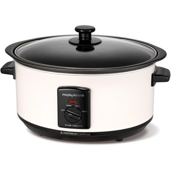 Morphy Richards 460003 Sear and Stew Slow Cooker - White - 3.5L