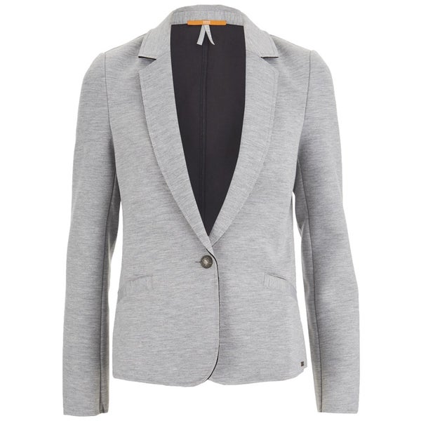 BOSS Orange Women's Tasponge Blazer - Medium Grey
