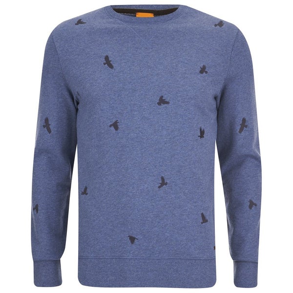 BOSS Orange Men's Wilcott Embroidered Sweater - Sky