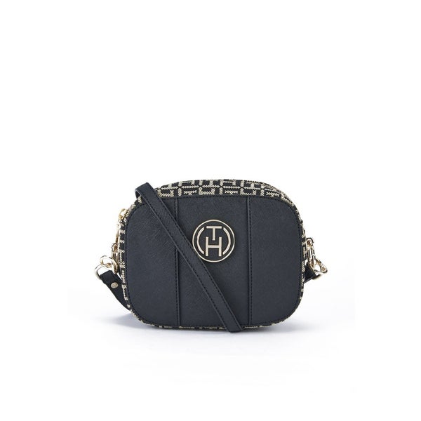 Tommy Hilfiger Women's Louise Mini Crossbody Bag - Black/Khaki