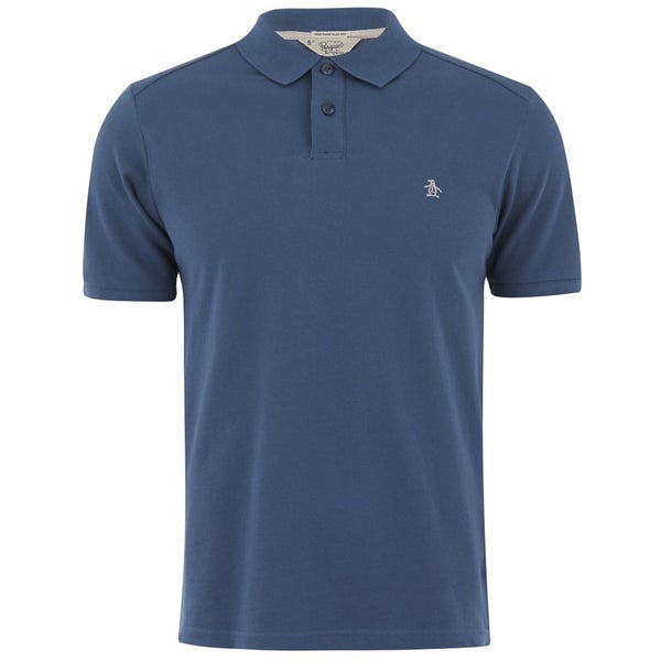 Original Penguin Men's Eu Daddy Slim Fit Polo Shirt - Dark Denim
