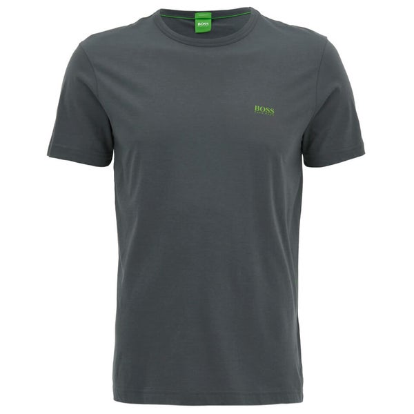 BOSS Green Men's Short Sleeve Small Logo T-Shirt- Iron