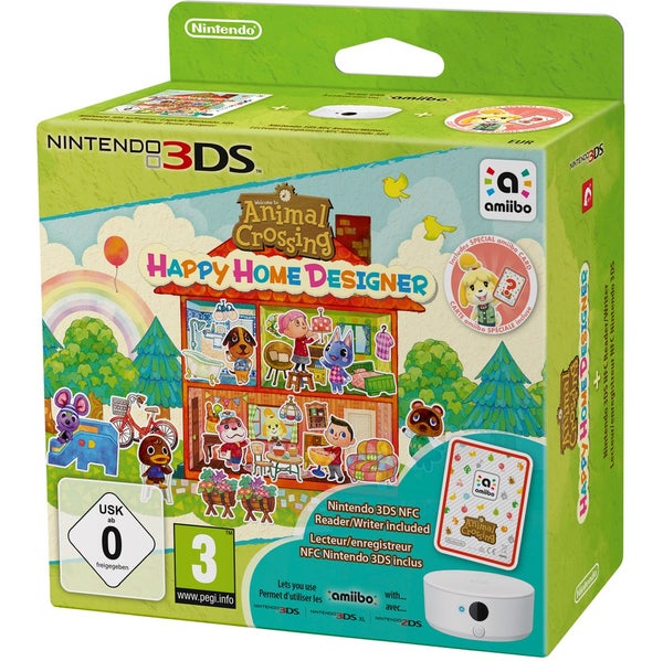 Animal Crossing: Happy Home Designer - Inclut Carte amiibo & lecteur NFC