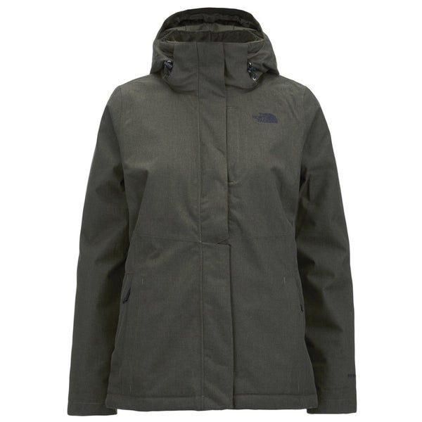 The North Face Women's Inlux Insulated Hooded Jacket - Taupe Green