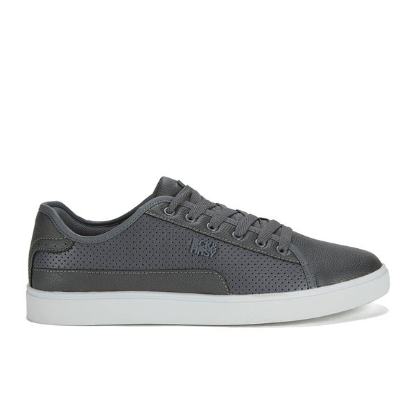 Beck & Hersey Men's Remis Perforated Trainers - Grey