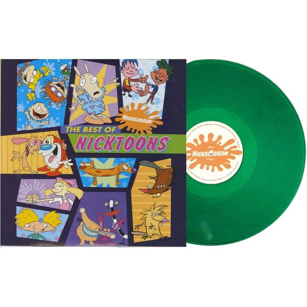 Bande Originale The Best of Nicktoons -(1LP) édition limitée exclusive à Zavvi : Vinyle vert
