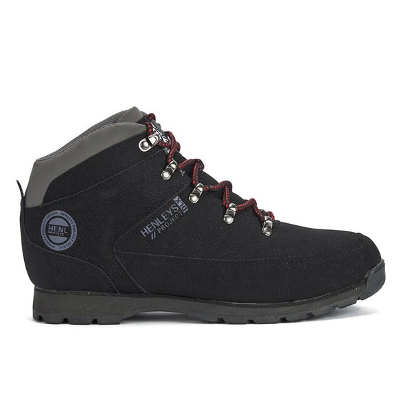 Henleys Men's Hiker Boots - Black