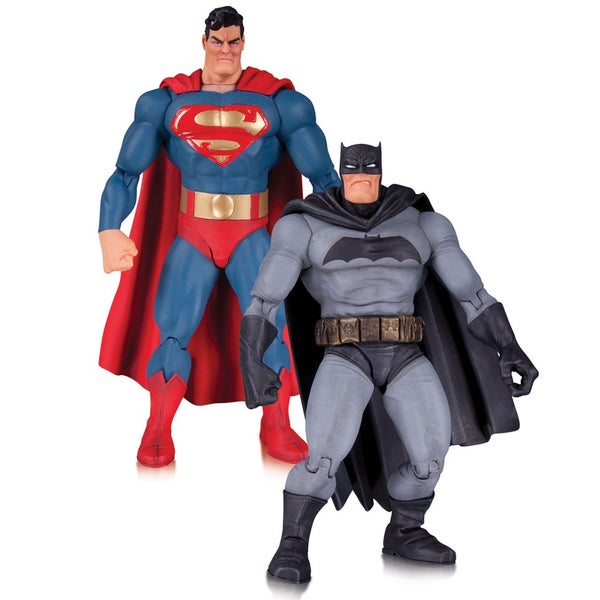 The Dark Knight Returns Series Actionfiguren Doppelpack Superman & Batman 30th Anniversary 