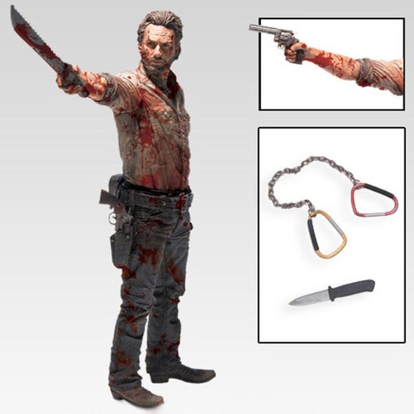 McFarlane The Walking Dead Rick Grimes Vigilante Deluxe Edition Action Figure