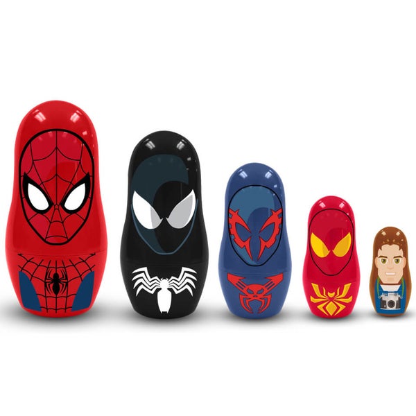 Marvel Spider Man Nesting Dolls Merchandise Zavvi UK