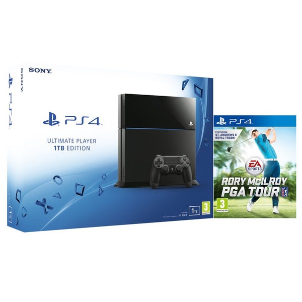Sony PlayStation 4 1TB - Includes Rory McIlroy PGA Tour