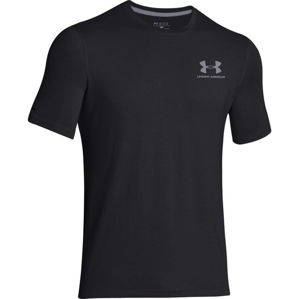 Under Armour Men's Sportstyle Left Chest Logo T-Shirt - Black