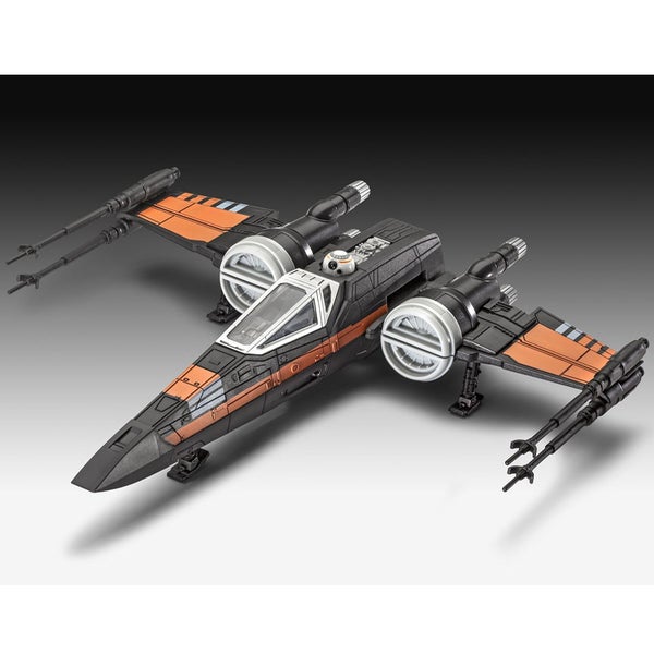 Star Wars The Force Awakens Poe's X-Wing Fighter Build And Play Model Kit