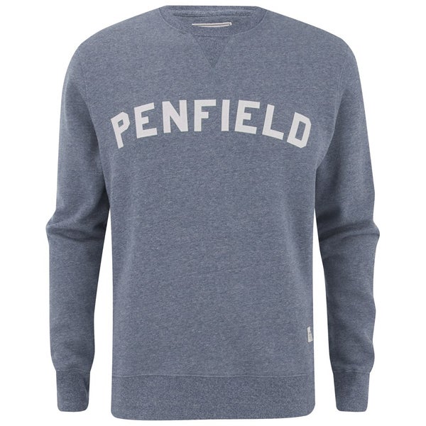Penfield Men's Brookport Appliqué Crew Neck Sweatshirt - Blue