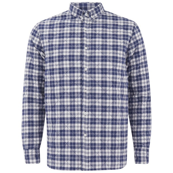 Penfield Men's Kemsey Quilted Long Sleeve Shirt - Navy