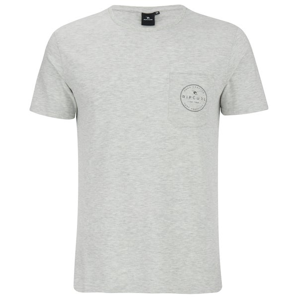 Rip Curl Men's Zinc Pocket T-Shirt - Off White Marl