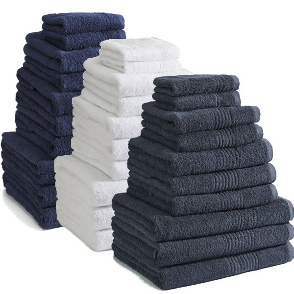 Highams 100% Egyptian Towel Bales (550gsm) - 4 Colour Options
