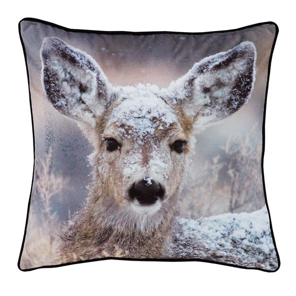 Catherine Lansfield Filled Oh Deer Cushion - Multi