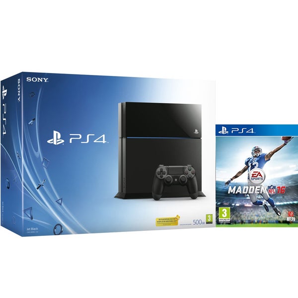Sony PlayStation 4 500GB Console – Includes Madden NFL 16