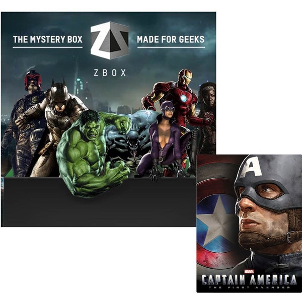 Helden & Schurken ZBOX met Captain America: The First Avenger 3D Exclusive Lenticular Steelbook