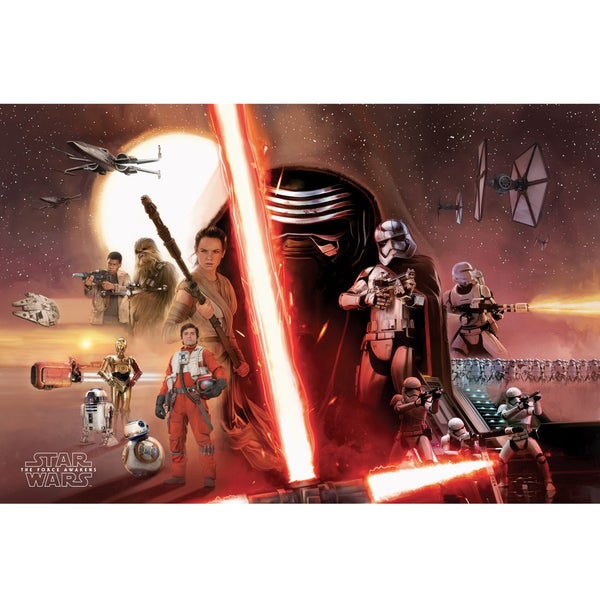 Star Wars: The Force Awakens Galaxy - 24 x 36 Inches Maxi Poster